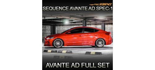 SEQUENCE SPEC-1 FULL BODY KIT SET FOR HYNDAI AVANTE 2015-17